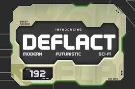 Deflact Font preview